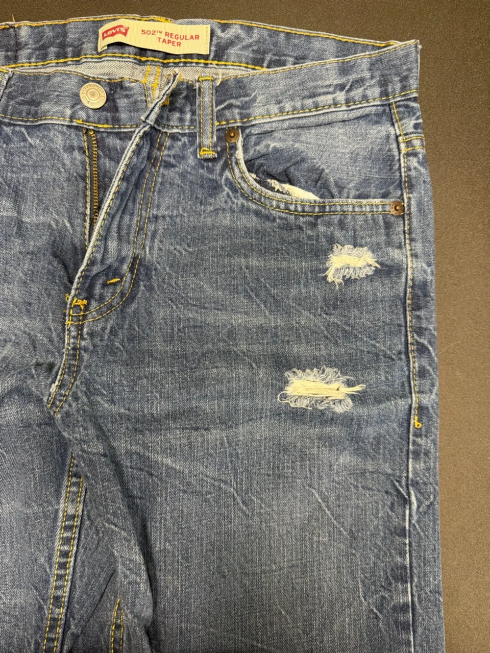 Boys / Girls  Denim Distressed Jeans Classics 28 X 28 / 16 Regular - Picture 4 of 15